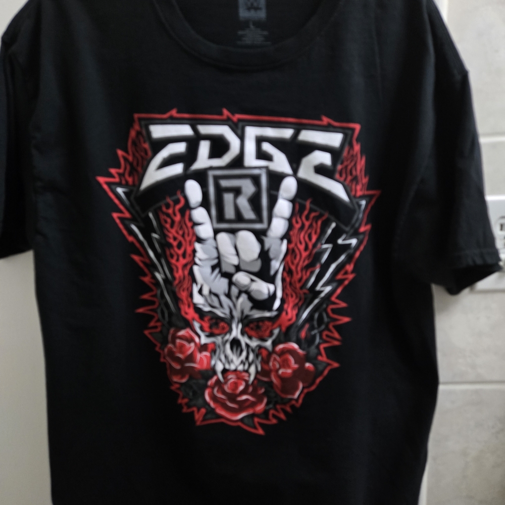 WWE EDGE Rated R Superstar Graphic T-Shirt You Know Me | Men’s Large